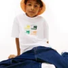 Camiseta infantil con estampado gráfico 3D