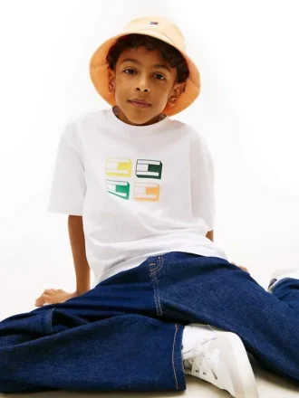 Camiseta infantil con estampado gráfico 3D