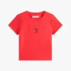 Camiseta infantil con estrella y bandera de strass Camiseta infantil con estrella y bandera de strass