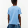 Camiseta infantil con logo Hilfiger de lentejuelas Camiseta infantil con logo Hilfiger de lentejuelas