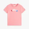 Camiseta infantil con logo multicolor en relieve Camiseta infantil con logo multicolor en relieve