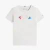 Camiseta infantil con logo multicolor en relieve Camiseta infantil con logo multicolor en relieve