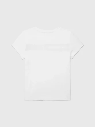 Camiseta infantil con logotipo bordado de bandera