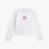 Camiseta infantil con logotipo bordado en forma de corazón