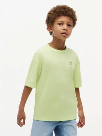 Camiseta infantil con logotipo de bandera en tonos