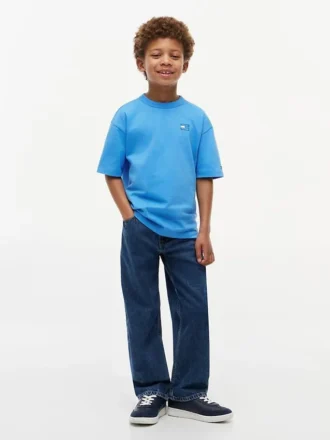 Camiseta infantil con logotipo de bandera en tonos