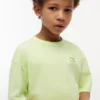 Camiseta infantil con logotipo de bandera en tonos Camiseta infantil con logotipo de bandera en tonos