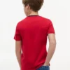 Camiseta infantil con logotipo y rayas de bandera Camiseta infantil con logotipo y rayas de bandera