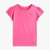 Camiseta infantil con ribete en las mangas