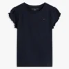 Camiseta infantil con ribete en las mangas