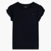 Camiseta infantil con ribete en las mangas