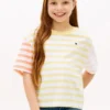 Camiseta infantil de rayas mixtas Camiseta infantil de rayas mixtas