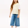 Camiseta infantil de rayas mixtas Camiseta infantil de rayas mixtas