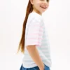 Camiseta infantil de rayas mixtas Camiseta infantil de rayas mixtas