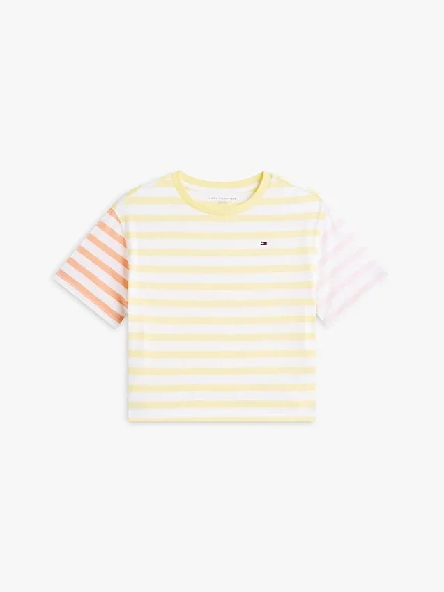 Camiseta infantil de rayas mixtas Camiseta infantil de rayas mixtas
