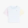 Camiseta infantil de rayas mixtas Camiseta infantil de rayas mixtas
