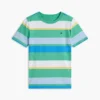 Camiseta infantil de rayas multicolor