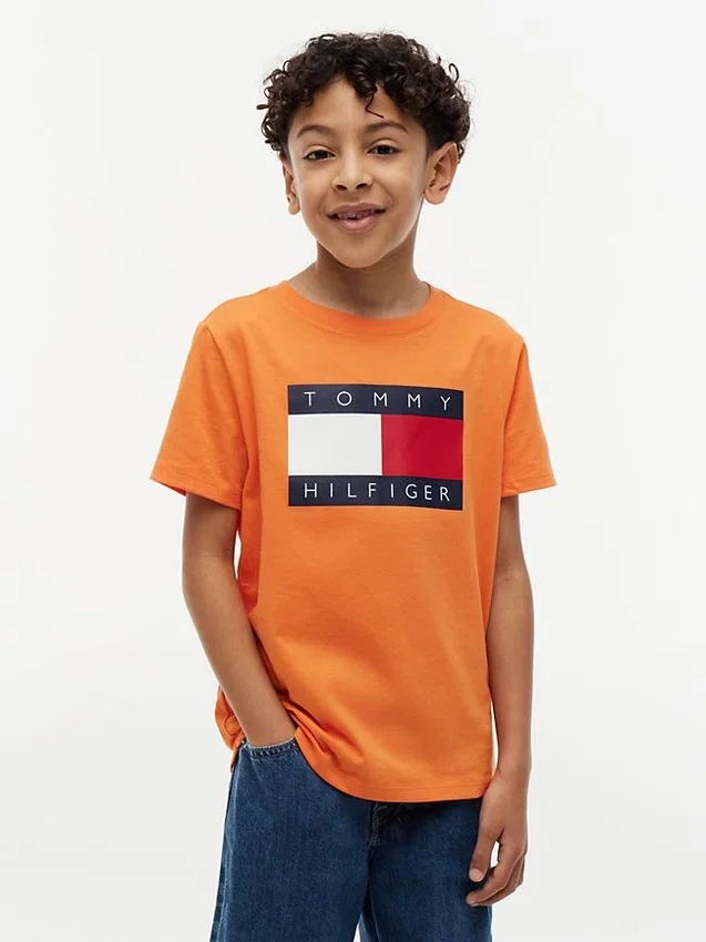 Camiseta infantil Tommy con el logotipo de la bandera Camiseta infantil Tommy con el logotipo de la bandera