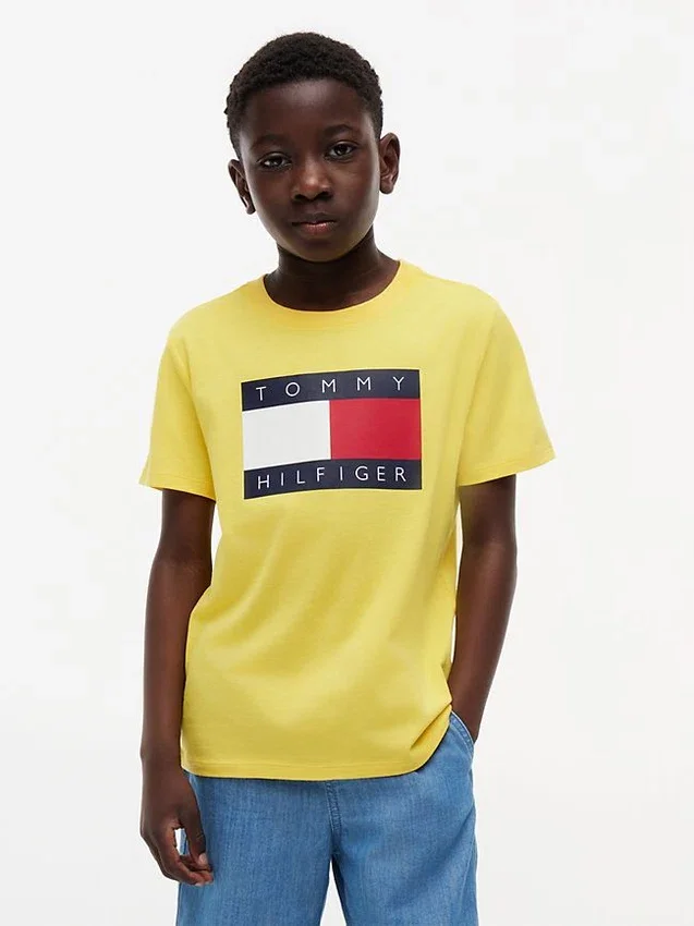 Camiseta infantil Tommy con el logotipo de la bandera Camiseta infantil Tommy con el logotipo de la bandera