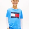 Camiseta infantil Tommy con el logotipo de la bandera Camiseta infantil Tommy con el logotipo de la bandera
