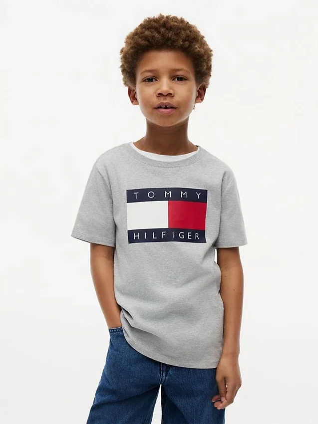 Camiseta infantil Tommy con el logotipo de la bandera Camiseta infantil Tommy con el logotipo de la bandera