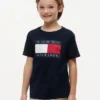 Camiseta infantil Tommy con el logotipo de la bandera Camiseta infantil Tommy con el logotipo de la bandera