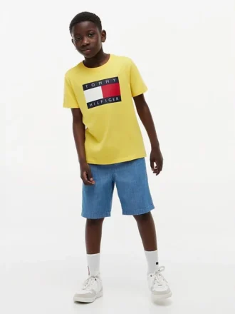 Camiseta infantil Tommy con el logotipo de la bandera