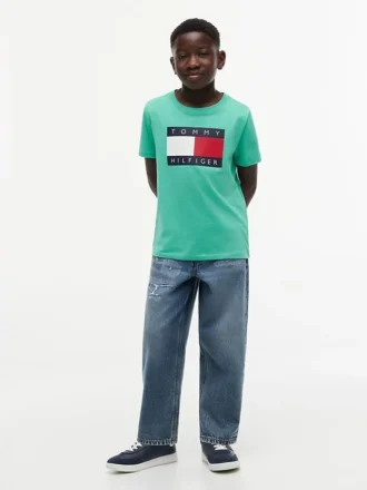 Camiseta infantil Tommy con el logotipo de la bandera