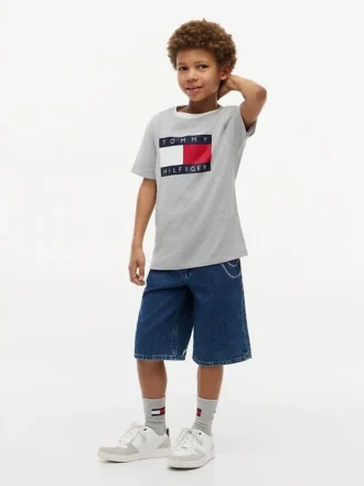 Camiseta infantil Tommy con el logotipo de la bandera