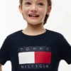 Camiseta infantil Tommy con el logotipo de la bandera Camiseta infantil Tommy con el logotipo de la bandera