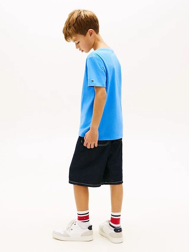 Camiseta infantil Tommy con el logotipo de la bandera Camiseta infantil Tommy con el logotipo de la bandera