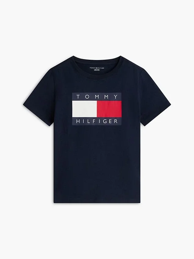 Camiseta infantil Tommy con el logotipo de la bandera Camiseta infantil Tommy con el logotipo de la bandera