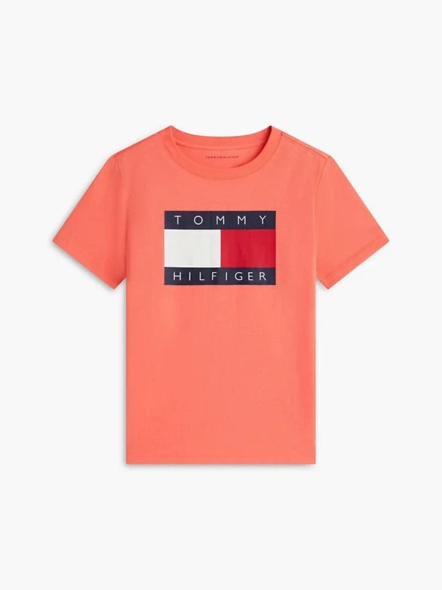 Camiseta infantil Tommy con el logotipo de la bandera Camiseta infantil Tommy con el logotipo de la bandera