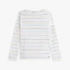 Camiseta ligera con cuello barco Camiseta ligera con cuello barco