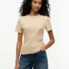 Camiseta ligera de punto acanalado Camiseta ligera de punto acanalado