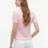 Camiseta ligera de punto acanalado