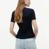 Camiseta ligera de punto acanalado Camiseta ligera de punto acanalado