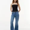 Camiseta sin mangas ajustada con fruncidos de Tommy Jeans
