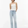 Camiseta sin mangas ajustada con fruncidos de Tommy Jeans