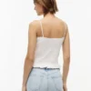 Camiseta sin mangas ajustada con fruncidos de Tommy Jeans