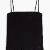 Camiseta sin mangas ajustada con fruncidos de Tommy Jeans