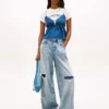 Camiseta sin mangas de cambray de Tommy Jeans
