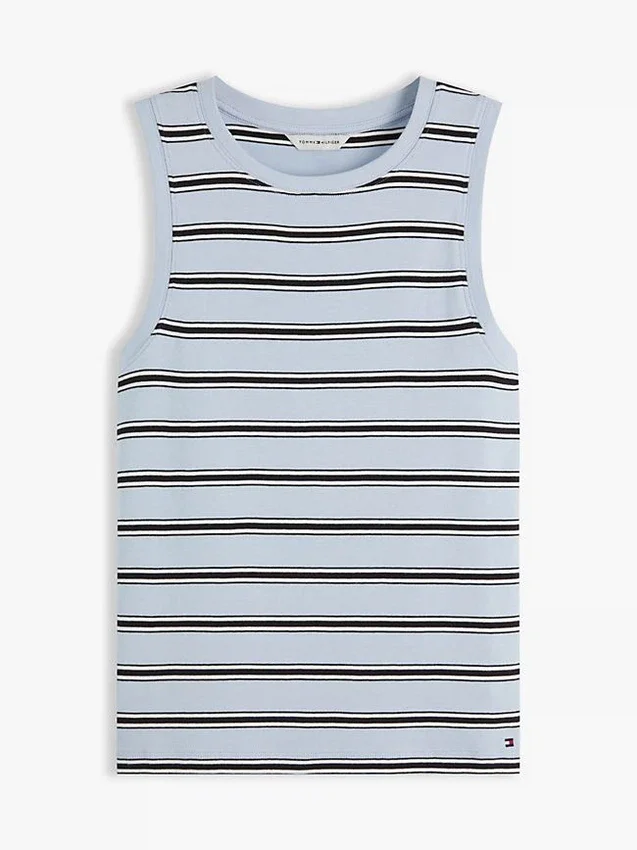 Camiseta sin mangas de corte ajustado Camiseta sin mangas de corte ajustado