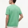 Camiseta teñida en prenda con logotipo de hoja de laurel