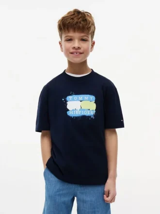 Camiseta Tommy Graffiti Logo para niño Camiseta Tommy Graffiti Logo para niño