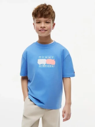 Camiseta Tommy Graffiti Logo para niño
