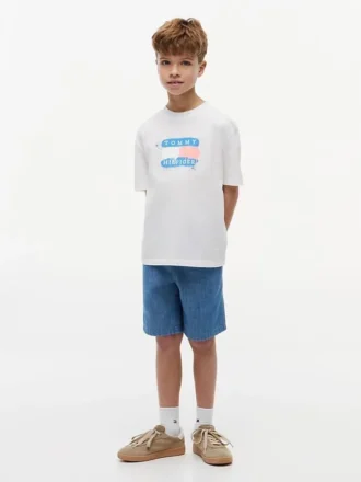 Camiseta Tommy Graffiti Logo para niño