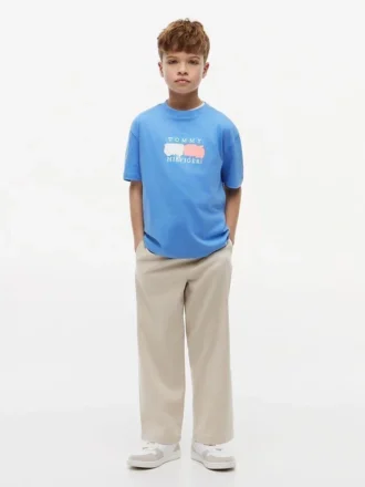 Camiseta Tommy Graffiti Logo para niño