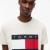 Camiseta Tommy Jeans con gran logotipo de bandera Camiseta Tommy Jeans con gran logotipo de bandera