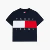 Camiseta Tommy Jeans con gran logotipo de bandera Camiseta Tommy Jeans con gran logotipo de bandera